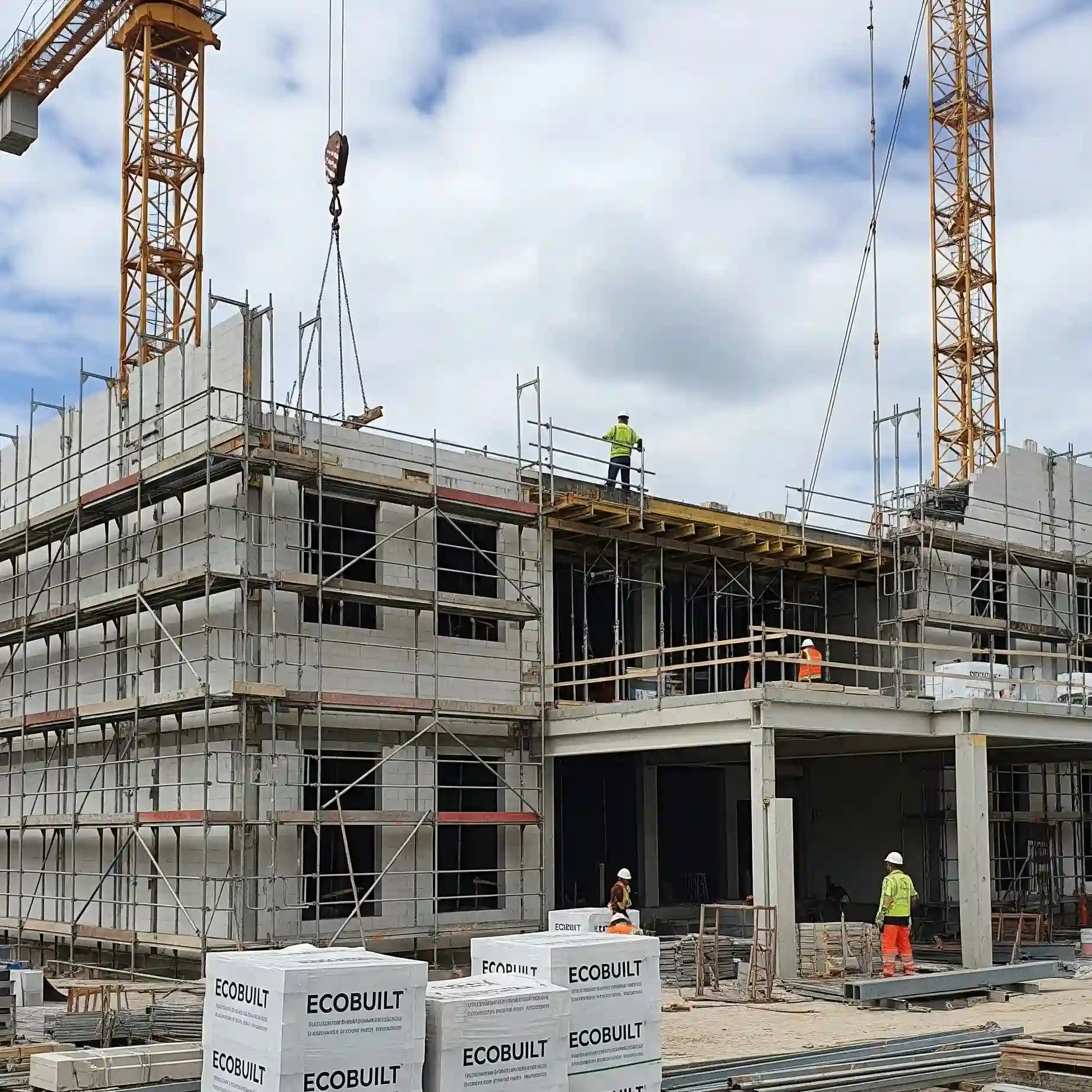 EcoBuilt AAC Blocks used for Industry